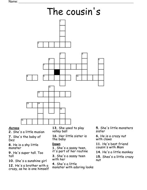 Cousin of a crow NYT Crossword